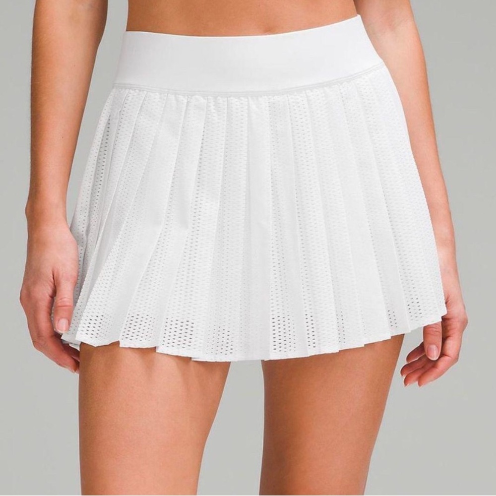 White Pleated Women's Skirt